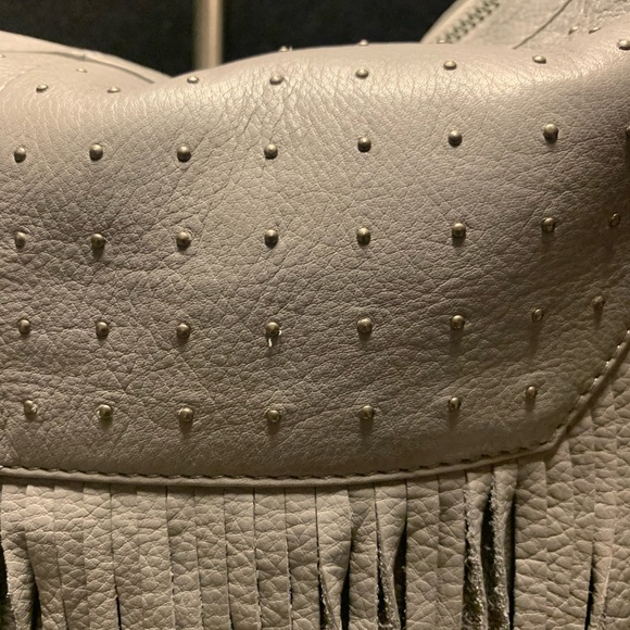 Day & Mood
Leather Studded Fringe Hobo Bag - Picture 9 of 14